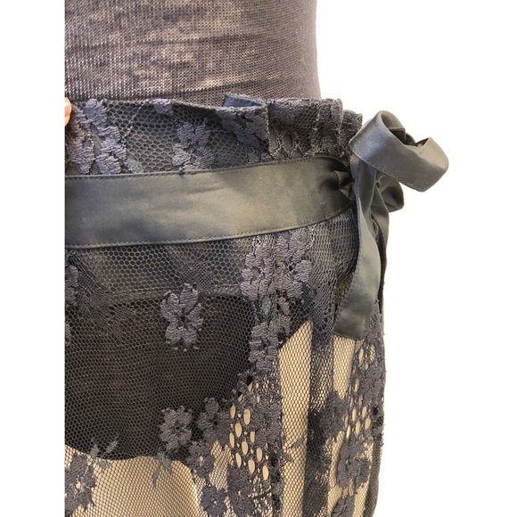 Sheer French Lace Maxi Festival Maxi boho skirt - Picture 2 of 4